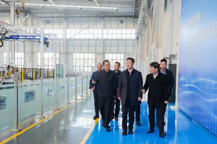 王崇景到海纳科技调研指导工作