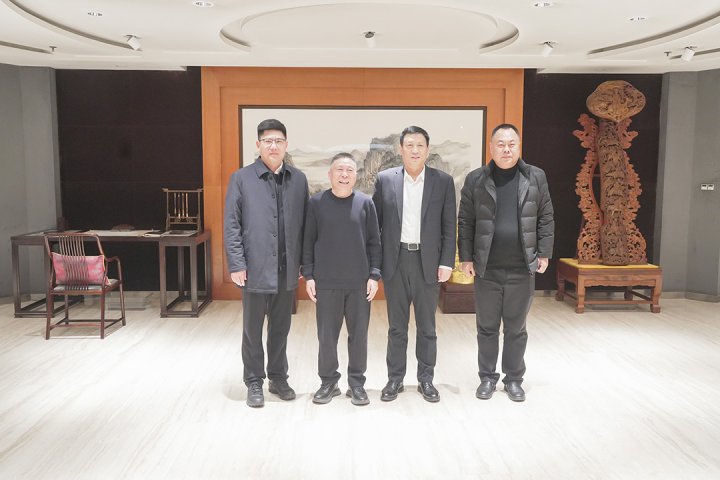 张广宇带队走访济宁市重点合作企业