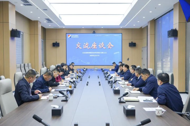 王崇景陪同济宁市技师学院一行开展访企拓岗活动